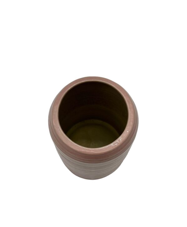 vaso in ceramica sopra